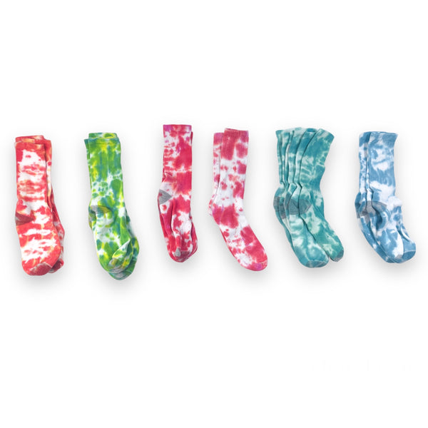 Tie Dye Socks, various colors